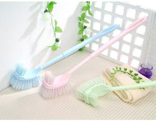 Load image into Gallery viewer, Handheld Toilet Cleaning Brush Household Toilet Cleaning Toilet Stain Powerful Stain Removal Brush Bathroom Accessories  Cleaning Tools For Bathroom Shower Sliding Door Tracks Kitchen Edge Corner Window Cleaning Brush
