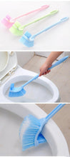 Load image into Gallery viewer, Handheld Toilet Cleaning Brush Household Toilet Cleaning Toilet Stain Powerful Stain Removal Brush Bathroom Accessories  Cleaning Tools For Bathroom Shower Sliding Door Tracks Kitchen Edge Corner Window Cleaning Brush
