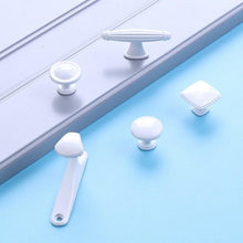 Load image into Gallery viewer, Handles Drawer Cabinet Furniture Kitchen Handles For Cabinet Knob Door Drawer Furniture Kitchen Knob Simplicity White Stainless Steel Hollow Tube  Bar Drawer Pulls Cupboard Knob For Kitchen Furniture Hardware
