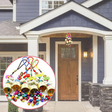 Load image into Gallery viewer, Handmade Copper Wind Chimes Hanging Ethnic Wind Bronze Bell Wood Fish Pendant Mobile Wind Chime Home Garden Outdoor Living Decoration Wind Bells Handmade Pendants For Birthday Gift &amp; Home Decors
