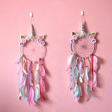 Load image into Gallery viewer, Handmade Feather Dream Catcher Wall Hanging Decoration
