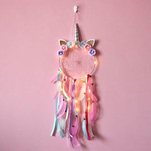 Load image into Gallery viewer, Handmade Feather Dream Catcher Wall Hanging Decoration

