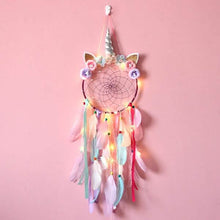 Load image into Gallery viewer, Handmade Feather Dream Catcher Wall Hanging Decoration
