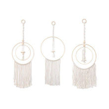 Load image into Gallery viewer, Handmade Wall Art Home Wall Decor Woven Hanging Tapestry Tassel Wind Chimes Wall Hanging Ornaments  Hand Macrame Wall  For Wall Wedding Living Room Gallery Patio Apartment Yard Decor

