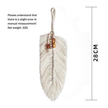 Load image into Gallery viewer, Handmade Wall Art Home Wall Decor Woven Hanging Tapestry Tassel Wind Chimes Wall Hanging Ornaments  Hand Macrame Wall  For Wall Wedding Living Room Gallery Patio Apartment Yard Decor

