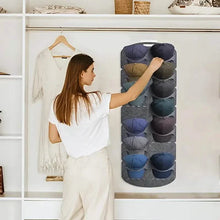 Load image into Gallery viewer, Hanging Hat Organizers For Baseball Cap Felt Storage Holders
