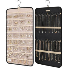 Load image into Gallery viewer, Hanging Jewelry Organizer Storage Roll
