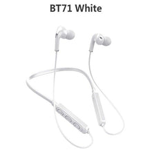 Load image into Gallery viewer, Hanging Neck Bluetooth 5.0 Wireless Sports Headset Ear Headset Bluetooth Headphones Earbuds Earphone With Microphone For Bluetooth Over Ear Headphones, Wireless 5.0/Wired Headset, 55Hrs Playtime, Hi-Fi Stereo Deep Bass, Soft Earmuffs &amp; Light Weight
