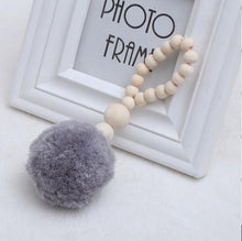 Load image into Gallery viewer, Hanging Nordic Wooden Beads Ornament Double Star Moon Kids Room Decoration Baby Crib Tent Hanging Pendant Wall Decor Photography Props Baby Mobile For Crib Moon and Stars Baby Nursery Ceiling Crib Mobile Kids Room Hanging Decor
