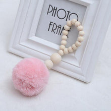 Load image into Gallery viewer, Hanging Nordic Wooden Beads Ornament Double Star Moon Kids Room Decoration Baby Crib Tent Hanging Pendant Wall Decor Photography Props Baby Mobile For Crib Moon and Stars Baby Nursery Ceiling Crib Mobile Kids Room Hanging Decor
