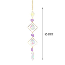 Load image into Gallery viewer, Hanging Sun Catcher Moon Light With Chain Pendant Ornament Crystal Balls  Catcher Wind-chime Rainbow Maker Crystal Hanging  Window Curtain Chandelier Outdoor Garden Home Decor Christmas Day Party Wedding Decoration
