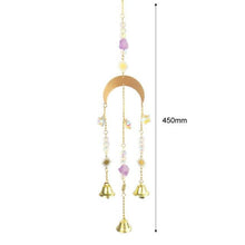 Load image into Gallery viewer, Hanging Sun Catcher Moon Light With Chain Pendant Ornament Crystal Balls  Catcher Wind-chime Rainbow Maker Crystal Hanging  Window Curtain Chandelier Outdoor Garden Home Decor Christmas Day Party Wedding Decoration
