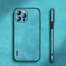 Load image into Gallery viewer, Hard Case Genuine Leather Case Compatible with iPhone Elegant Leather Phone Case For iPhone 12 13 14 Pro Max 14Plus 14 Retro Soft Silicone Case Phone Protection Lens Protection Cover

