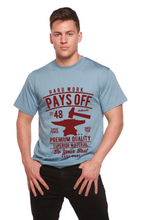 Load image into Gallery viewer, Hard Work Pays Men's Bamboo Viscose/Organic Cotton Short Sleeve Graphic T-Shirt
