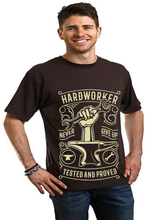 Load image into Gallery viewer, Hard Worker Men's Bamboo Viscose/Organic Cotton Short Sleeve Graphic T-Shirt
