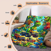 Load image into Gallery viewer, HD Digital Print Flannel Throw Blanket
