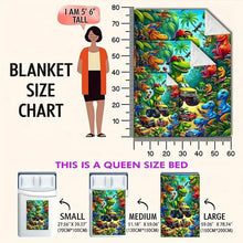 Load image into Gallery viewer, HD Digital Print Flannel Throw Blanket

