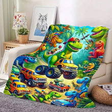 Load image into Gallery viewer, HD Digital Print Flannel Throw Blanket
