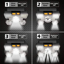 Load image into Gallery viewer, Headlamp With Built In Battery USB Rechargeable
