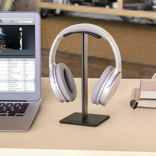 Load image into Gallery viewer, Headphone Stand with Aluminum Supporting Bar Flexible Headrest
