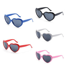 Load image into Gallery viewer, Heart Effect Diffraction Glasses That Turn Lights into Hearts Shaped Love Effects Glasses  Watch The Lights Change to Heart Shape At Night Diffraction Glasses For Unisex Sunglasses
