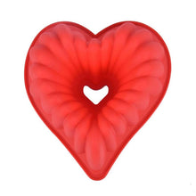 Load image into Gallery viewer, Heart Love Jelly Silicone Cake Mould Mold Baking 3D Decorating Tools Heart Love Cake Mold Trays Silicone Baking Pan  Mold Baking Cake Pan For Bread Muffin Cake Baking Tools For Kitchen
