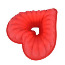 Load image into Gallery viewer, Heart Love Jelly Silicone Cake Mould Mold Baking 3D Decorating Tools Heart Love Cake Mold Trays Silicone Baking Pan  Mold Baking Cake Pan For Bread Muffin Cake Baking Tools For Kitchen
