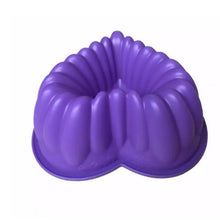 Load image into Gallery viewer, Heart Love Jelly Silicone Cake Mould Mold Baking 3D Decorating Tools Heart Love Cake Mold Trays Silicone Baking Pan  Mold Baking Cake Pan For Bread Muffin Cake Baking Tools For Kitchen
