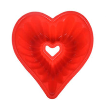 Load image into Gallery viewer, Heart Love Jelly Silicone Cake Mould Mold Baking 3D Decorating Tools Heart Love Cake Mold Trays Silicone Baking Pan  Mold Baking Cake Pan For Bread Muffin Cake Baking Tools For Kitchen
