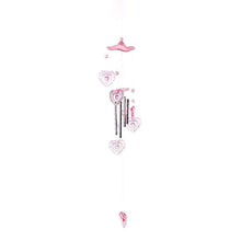 Load image into Gallery viewer, Heart Plastic Crystal  Metal Tubes Wind Chime Home Garden Decoration Gift Car Outdoor Heart Wind Chimes Decoration Gift for Mom Heart Wind Bell  Heart Wind Catcher Aluminum  Outdoor Yard Garden Decor Wind Chimes
