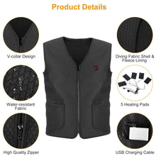 Load image into Gallery viewer, Heat Jacket Vest with 3 Adjustable Temperatures
