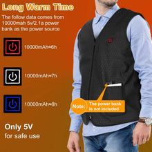 Load image into Gallery viewer, Heat Jacket Vest with 3 Adjustable Temperatures

