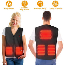 Load image into Gallery viewer, Heat Jacket Vest with 3 Adjustable Temperatures
