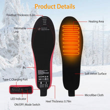 Load image into Gallery viewer, Heated Insoles Electric Heated Foot Warmer
