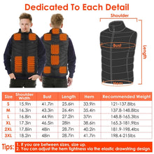 Load image into Gallery viewer, Heated Vest Electric USB Jacket with 3 Temperature Levels
