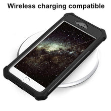 Load image into Gallery viewer, Heavy Duty Shockproof Phone Case For iPhone 14 13 12 Soft Transparent Back Cover Full-Body Clear Bumper Case with Built-in Screen Protector For iPhone
