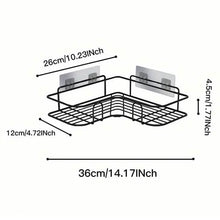 Load image into Gallery viewer, Heavy-Duty Triangle Wall Mounted Shower Caddy Rack
