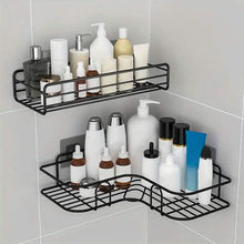 Load image into Gallery viewer, Heavy-Duty Triangle Wall Mounted Shower Caddy Rack
