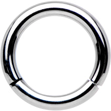 Load image into Gallery viewer, 16G 1/4 Solid G23 Implant Grade Titanium Hinged Segment Ring
