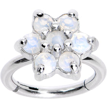 Load image into Gallery viewer, 16G 5/16 Clear CZ Gem Hinged Segment Ring
