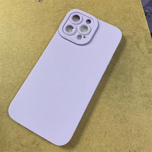Load image into Gallery viewer, High-end Black Shockproof Silicone Phone Case For iPhone 13 12 Pro 11 Pro Max For Men Protect Lens Cover Compatible with iPhone Silicone Rubber Case Comfortable Grip
