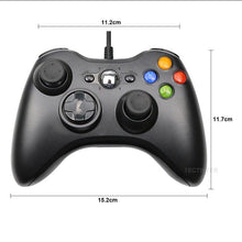 Load image into Gallery viewer, High Quality Black USB Wired Joystick Vibration Gamepad Controller Compatible With PC Monitor Laptop Smart TV
