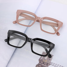 Load image into Gallery viewer, High Quality Fashion Square Frame Reading Glasses Men Women Fashion Oversized Frame High-definition Presbyopia Eyeglasses For Men And Women Diopter 0~+ 3.00
