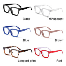 Load image into Gallery viewer, High Quality Fashion Square Frame Reading Glasses Men Women Fashion Oversized Frame High-definition Presbyopia Eyeglasses For Men And Women Diopter 0~+ 3.00
