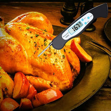 Load image into Gallery viewer, High Quality Foldable Food Thermometer Probe Digital BBQ Meat Kitchen Thermometer  Instant Read Meat Thermometer With 4.6” Folding Probe Backlight &amp; Calibration Function For Cooking Food Candy BBQ Grill Liquids Beef Liquid Water Oil Temperature Gauge
