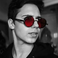 Load image into Gallery viewer, High Quality Metal Circle Frame Luxury &amp; Designer High Quality Sunglasses For Men and Women New Retro Style Round Shape Metal Frame Sunglasses UV400
