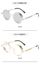 Load image into Gallery viewer, High Quality Metal Circle Frame Luxury &amp; Designer High Quality Sunglasses For Men and Women New Retro Style Round Shape Metal Frame Sunglasses UV400

