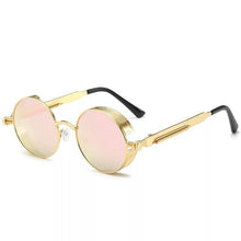 Load image into Gallery viewer, High Quality Metal Circle Frame Luxury &amp; Designer High Quality Sunglasses For Men and Women New Retro Style Round Shape Metal Frame Sunglasses UV400

