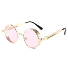 Load image into Gallery viewer, High Quality Metal Circle Frame Luxury &amp; Designer High Quality Sunglasses For Men and Women New Retro Style Round Shape Metal Frame Sunglasses UV400
