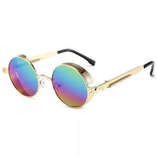 Load image into Gallery viewer, High Quality Metal Circle Frame Luxury &amp; Designer High Quality Sunglasses For Men and Women New Retro Style Round Shape Metal Frame Sunglasses UV400
